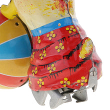 Load image into Gallery viewer, Vintage Circus Dog Rolling Ball Retro Clockwork Wind Up Tin Toy Collectible