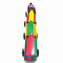Load image into Gallery viewer, MS203 Vintage Steam Train Engine & Cars Retro Clockwork Wind Up Tin Toy Collectible