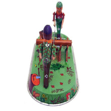 Load image into Gallery viewer, MS394 Loggers Sawing Wood Woodcutters Retro Clockwork Wind Up Tin Toy Collectible