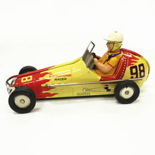 Load image into Gallery viewer, MS648 Champions Racer 98 Large Indy Vintage Automobile Car Wind Up Tin Toy Collectible