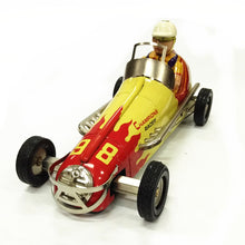 Load image into Gallery viewer, MS648 Champions Racer 98 Large Indy Vintage Automobile Car Wind Up Tin Toy Collectible
