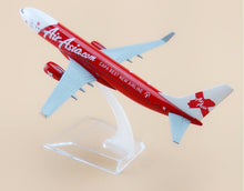 Load image into Gallery viewer, Air Asia Airlines Boeing 737 Airplane 16cm Diecast Plane Model