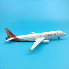 Load image into Gallery viewer, Asiana Airlines Airbus A320 Airplane 16cm Diecast Plane Model
