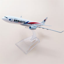 Load image into Gallery viewer, Malaysia Airlines One World Airbus A330 Airplane 16cm Diecast Plane Model