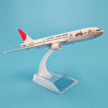 Load image into Gallery viewer, JAL Japan Airlines Boeing 777 Airplane 16cm Diecast Plane Model