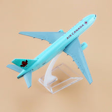Load image into Gallery viewer, Air Canada Boeing 777 Airplane 16cm Diecast Plane Model