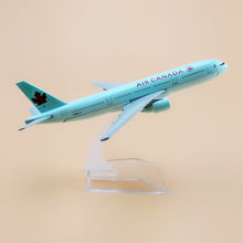 Load image into Gallery viewer, Air Canada Boeing 777 Airplane 16cm Diecast Plane Model