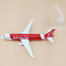 Load image into Gallery viewer, Air Asia Airbus A320 9M-AQQ Airplane 16cm Diecast Plane Model