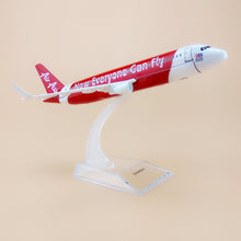 Load image into Gallery viewer, Air Asia Airbus A320 9M-AQQ Airplane 16cm Diecast Plane Model