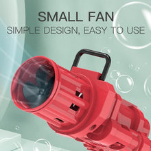 Load image into Gallery viewer, Gatling Electric Bubble Machine Gun Toy Summer Automatic Soap Water Maker For Kids Gift (Choose Color)