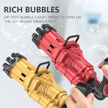 Load image into Gallery viewer, Gatling Electric Bubble Machine Gun Toy Summer Automatic Soap Water Maker For Kids Gift (Choose Color)