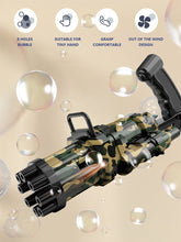 Load image into Gallery viewer, Gatling Electric Bubble Machine Gun Toy Summer Automatic Soap Water Maker For Kids Gift (Choose Color)