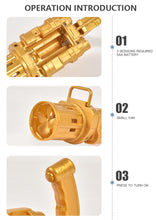 Load image into Gallery viewer, Gatling Electric Bubble Machine Gun Toy Summer Automatic Soap Water Maker For Kids Gift (Choose Color)