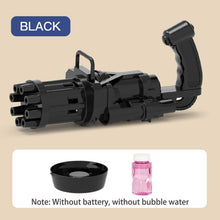 Load image into Gallery viewer, Gatling Electric Bubble Machine Gun Toy Summer Automatic Soap Water Maker For Kids Gift (Choose Color)
