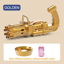 Load image into Gallery viewer, Gatling Electric Bubble Machine Gun Toy Summer Automatic Soap Water Maker For Kids Gift (Choose Color)
