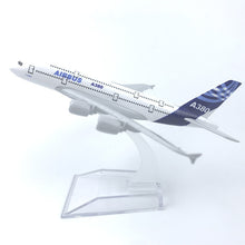 Load image into Gallery viewer, A380 Airbus House Color Airplane 16cm Diecast Plane Model