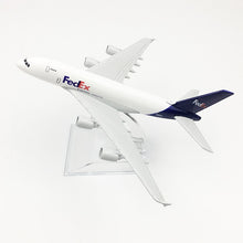 Load image into Gallery viewer, FedEx Express Airbus A380 Airplane 16cm Diecast Plane Model