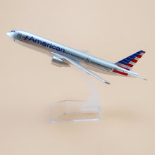 Load image into Gallery viewer, American Airlines Boeing 777 Airplane 16cm Diecast Plane Model