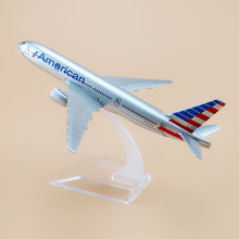 Load image into Gallery viewer, American Airlines Boeing 777 Airplane 16cm Diecast Plane Model