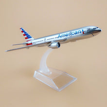 Load image into Gallery viewer, American Airlines Boeing 777 Airplane 16cm Diecast Plane Model
