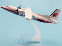 Load image into Gallery viewer, Malaysia Airlines Fokker F-50 9MMGH Airplane Diecast Plane Model