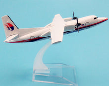 Load image into Gallery viewer, Malaysia Airlines Fokker F-50 9MMGH Airplane Diecast Plane Model