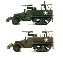 Load image into Gallery viewer, M3A1 Armored Scout Car WWII US Army Military Vehicle 4D Assembly Model Kit Toy (Choose Color)