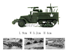 Load image into Gallery viewer, M3A1 Armored Scout Car WWII US Army Military Vehicle 4D Assembly Model Kit Toy (Choose Color)