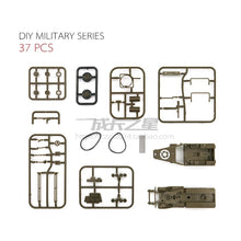Load image into Gallery viewer, M3A1 Armored Scout Car WWII US Army Military Vehicle 4D Assembly Model Kit Toy (Choose Color)