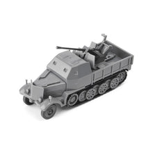 Load image into Gallery viewer, SD.KFZ.72 Armored Car WWII German Army Military Vehicle 4D Assembly Model Kit Toy (Choose Color)
