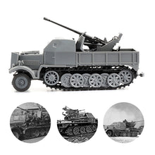 Load image into Gallery viewer, SD.KFZ.72 Armored Car WWII German Army Military Vehicle 4D Assembly Model Kit Toy (Choose Color)