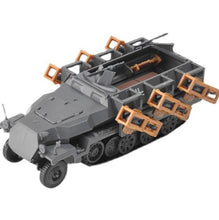 Load image into Gallery viewer, WWII German Sd.Kfz. 251/1 Ausf. C Wheeled Armored Tank Military Vehicle 4D Model Assembly Model Kit Toy