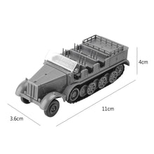 Load image into Gallery viewer, WWII German Sd.Kfz. 7 Half-Track Military Vehicle 4D Assembly Model Kit Toy