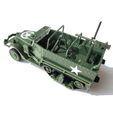 Load image into Gallery viewer, WWII US M3 Half-Track Military Armor Vehicle 4D Assembly Model Kit Toy