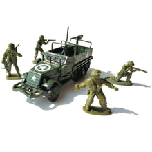 Load image into Gallery viewer, WWII US M3 Half-Track Military Armor Vehicle 4D Assembly Model Kit Toy