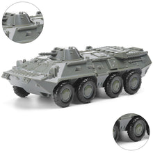 Load image into Gallery viewer, WWII Russian BTR-80 Armoured Personnel Carrier wheeled Military Vehicle 4D Assembly Model Kit Toy
