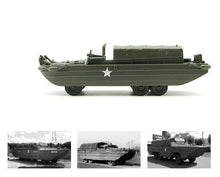 Load image into Gallery viewer, WWII US Army DUKW Amphibious Truck Military Duck Wheeled Combat Vehicle 4D Assembly Model Kit Toy (Choose Style)