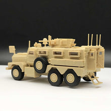 Load image into Gallery viewer, US Army Cougar 6x6 MRAP Military Vehicle 4D Assembly Model Kit Toy
