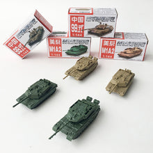 Load image into Gallery viewer, 4 pcs US M1A2 Abrams Tank Chinese Type 99 Tank Military 4D Finished Model Toy 1:144 Scale