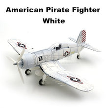 Load image into Gallery viewer, WWII Military Aircraft US Navy Vought F4U Corsair Fighter 1/48 Plane 4D Assembly Model Kit Toy (Choose Color)