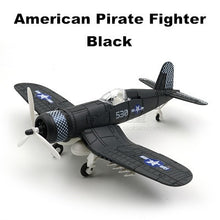 Load image into Gallery viewer, WWII Military Aircraft US Navy Vought F4U Corsair Fighter 1/48 Plane 4D Assembly Model Kit Toy (Choose Color)