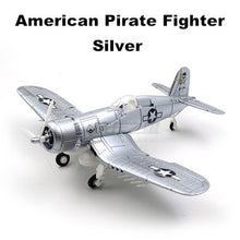 Load image into Gallery viewer, WWII Military Aircraft US Navy Vought F4U Corsair Fighter 1/48 Plane 4D Assembly Model Kit Toy (Choose Color)