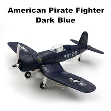 Load image into Gallery viewer, WWII Military Aircraft US Navy Vought F4U Corsair Fighter 1/48 Plane 4D Assembly Model Kit Toy (Choose Color)