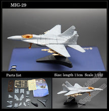 Load image into Gallery viewer, 8 pcs Military Fighter Plane Aircraft Airplane Helicopter Part I 4D Assembly Model Kit Toy