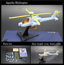 Load image into Gallery viewer, 8 pcs Military Fighter Plane Aircraft Airplane Helicopter Part I 4D Assembly Model Kit Toy