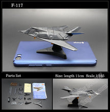 Load image into Gallery viewer, 8 pcs Military Fighter Plane Aircraft Airplane Helicopter Part I 4D Assembly Model Kit Toy