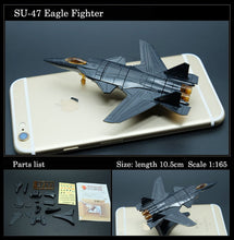 Load image into Gallery viewer, 8 pcs Military Fighter Plane Aircraft Airplane Helicopter Part II 4D Assembly Model Kit Toy