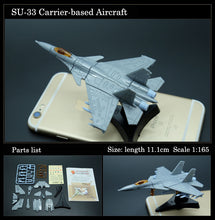 Load image into Gallery viewer, 8 pcs Military Fighter Plane Aircraft Airplane Helicopter Part II 4D Assembly Model Kit Toy