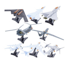 Load image into Gallery viewer, 8 pcs Military Fighter Plane Aircraft Airplane Helicopter Part III 4D Assembly Model Kit Toy