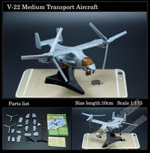 Load image into Gallery viewer, 8 pcs Military Fighter Plane Aircraft Airplane Helicopter Part III 4D Assembly Model Kit Toy